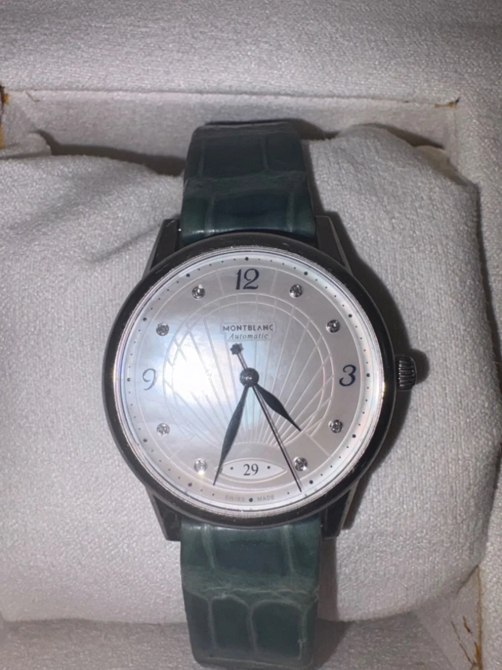 Montblanc Bohème Automatic Diamond Mother of Pearl Watch w/ Box